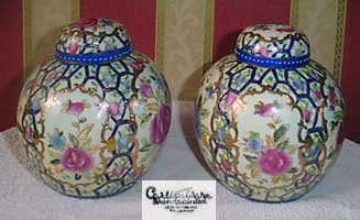 Fake ginger jars