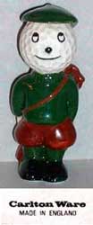Fake Hassall golf caddy - backstamped Carlton Ware