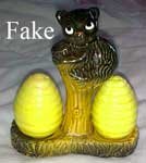 Fake koala bear cruet