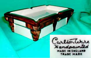 Fake snooker table ashtray