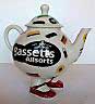 Fake Bassett's Walking Ware teapot