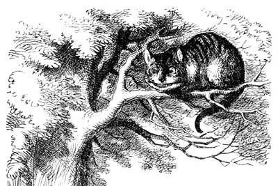 Tenniel's illustration of the Cheshire Cat