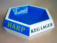 Harp Keg Larger ash-tray.