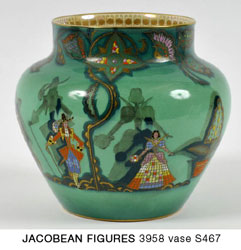JACOBEAN FIGURES 3958 vase
