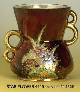 Carlton Ware STAR FLOWER 4215 vase