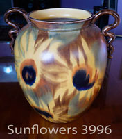 Carlton Ware Sunflowers vase