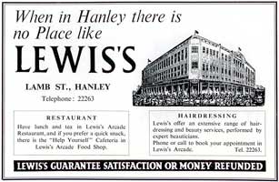 Lewis's Department Store, Hanley.