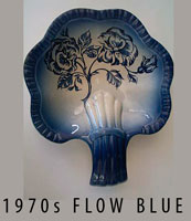 1970s Carlton Ware FLOW BLUE pattern
