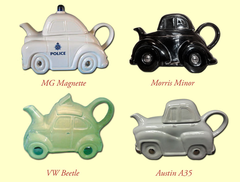 Carlton Ware car teapots