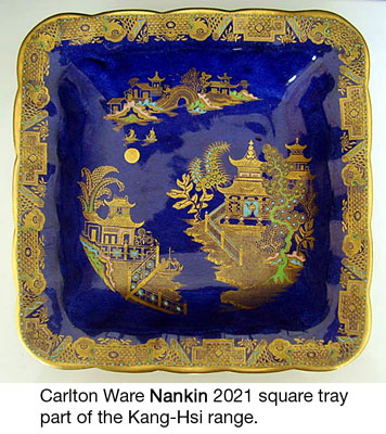 Carlton Ware Nankin 2021 square tray.