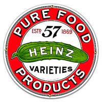 Heinz pickle jar label