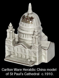 Model of St Paul's Cathedral by Carlton Ware