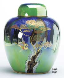 Heron & Magical Tree ginger jar