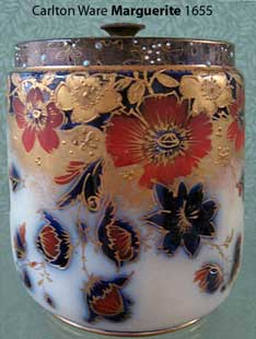 Carlton Ware <strong>Marguerite</strong>, pattern number 1655, tobacco jar.
