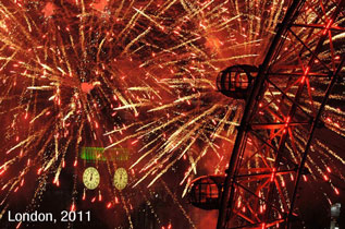 London's New Year fireworks