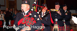 Piping in the Haggis