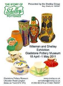 Shelly Potteries exhibition poster
