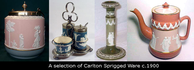 A selection of Carlton Spriggee Ware