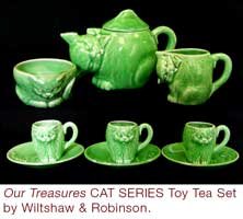 CAT SERIES Treasures Toy Tea Set by Wiltshaw & Robinson