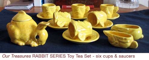 Boxed Our Treasures Toy Tea Set - RABBIT SERIES by Wiltshaw & Robinson