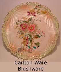 Carlton Ware Blushware plate