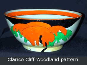 Clarice Cliff Woodland bowl