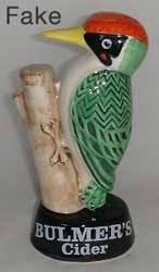 Fake Carlton Ware Woodpecker.