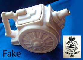 Fake Gun Carriage teapot
