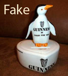 Fake Carlton Ware Guinness penguin money box