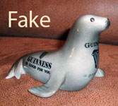 Fake Carlton Ware Guinness seal