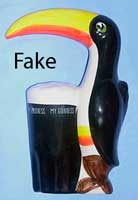 Fake Guinness toucan plaque