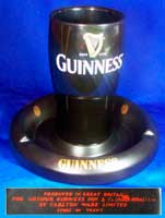 Fake Guinness pint glass ashtray