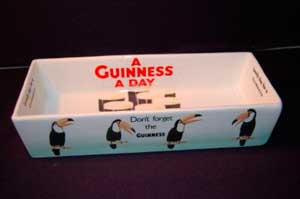 Fake Carlton Ware Guinness rectangular dish