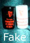 Fake Guinness, fake Carlton Ware salt & pepper