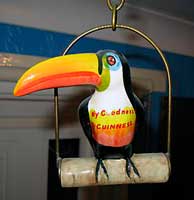 Fake Guinness Toucan on Perch