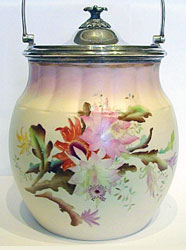 Christmas Cactus biscuit barrel