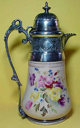 Carlton Ware Blushware Cistus claret jug