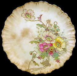 Carlton Ware Blushware Old Anemone plate