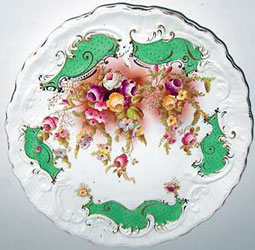 Carlton Ware Blushware Rose Garland plate