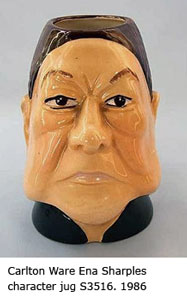 Carlton Ware Ena Sharples character jug S3516.