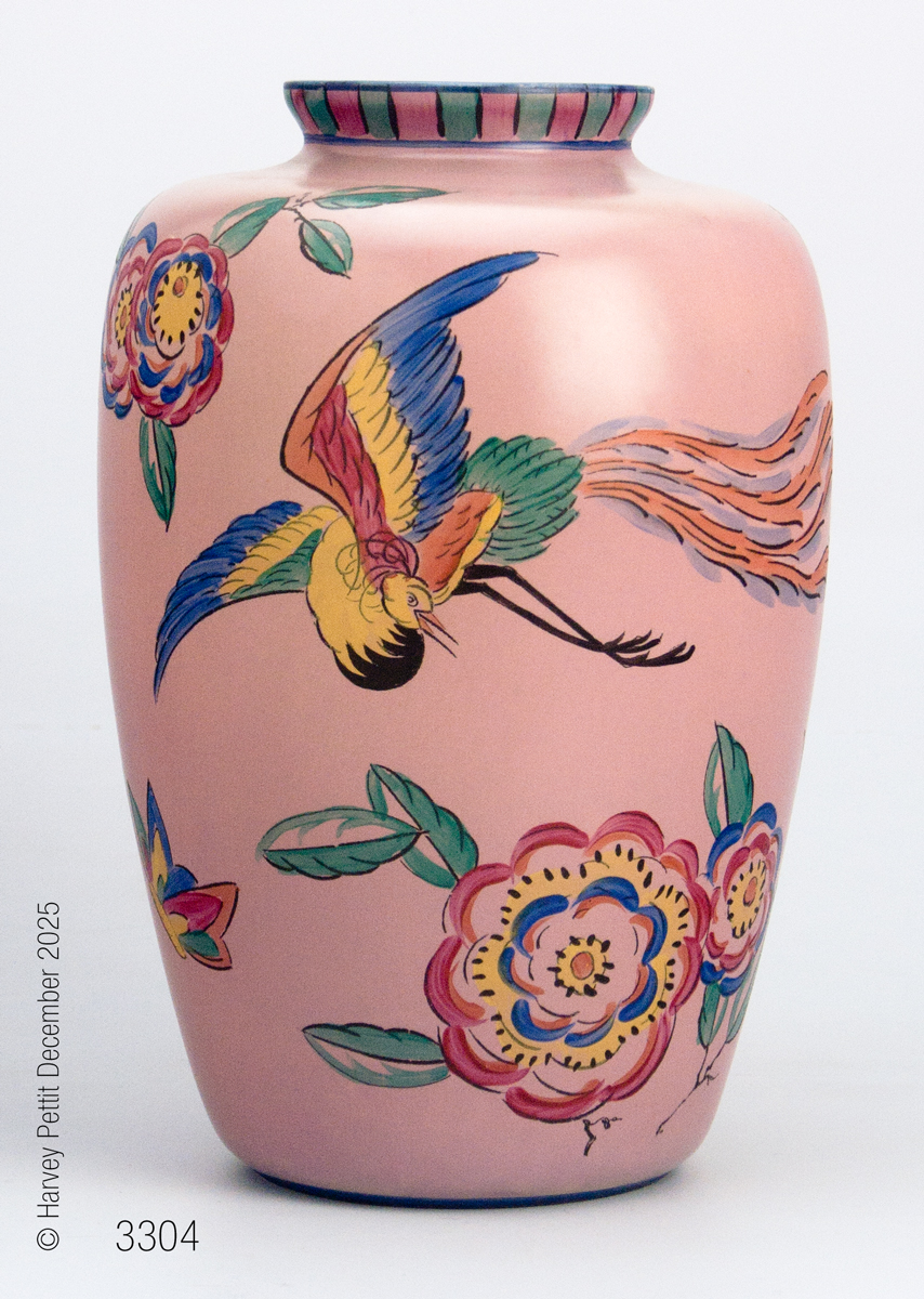 NEW CHINESE BIRD 3304 vase S314.