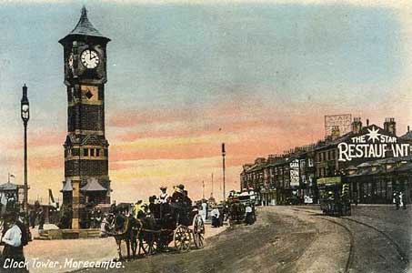 Postcard of Morecambe Clock Tower