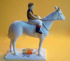 Carlton Ware Heraldic China Racehorse & Jockey