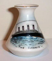 Carlton Ware Titanic china vase 2