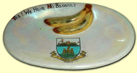 Carlton Heraldic China 'Yes we have no bananas' dish
