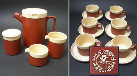 Hornsea Terra Sigillata coffee ware by Martin Hunt