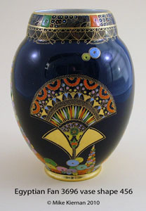 Egyptian Fan 3696 vase shape 456.