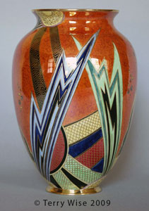 Carlton Ware JAZZ 3353 vase
