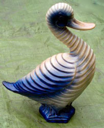 Carlton Ware RIBBED STONEWARE GOOSE