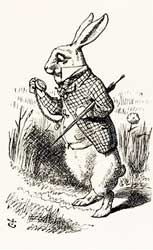 The White Rabbit by Sir John Tenniel